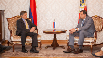 Ambassador Wigemark se susreo sa predsjednikom RS Miloradom Dodikom u Banja Luci